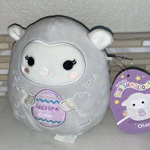 Squishmallows Olana the Grey Lamb 5 Inches NWT Plush Easter Squad
